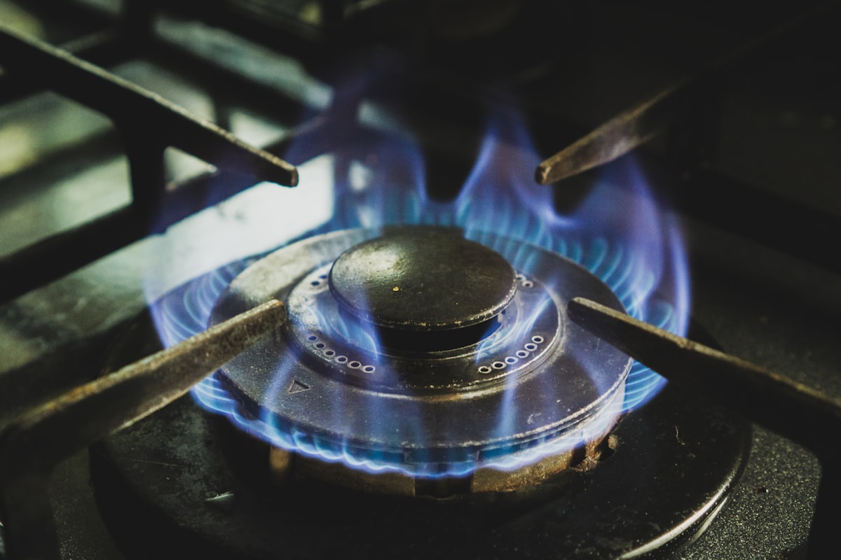 Instalación de conexión de gas certificada